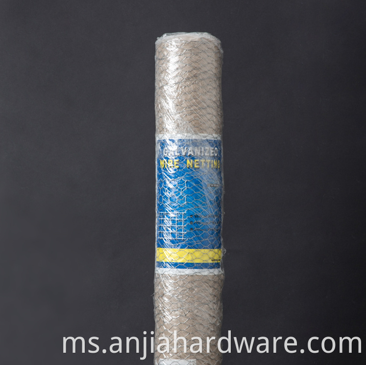 package of hex. wire mesh